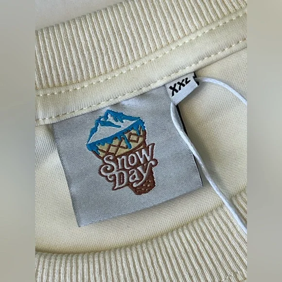 SnowDay Men’s Club Vintage House Tee in Cream Size: XXL NWT - Picture 8 of 12